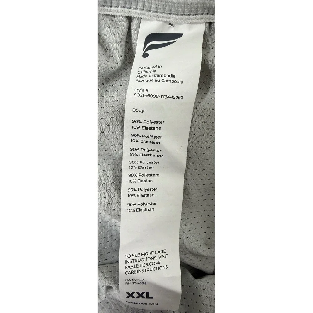 Fabletics 2xl athletic gray
